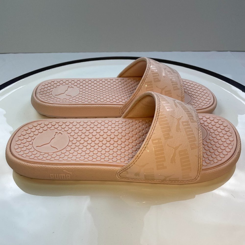 New Women's PUMA Cloud Pink Cool Cat Bold Slide Sandals Size 8
